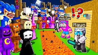 1000 ASESINOS vs BASE SEGURA 😱😰 Minecraft