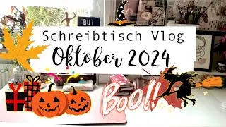 Schreibtisch Vlog Oktober | Filofax Kalendereinlagen 2025 | Halloween | Bestellungen und Happymails