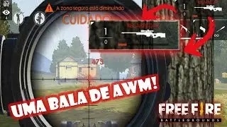FIZ O IMPOSSÍVEL COM UMA BALA DE AWM NO FREE FIRE!