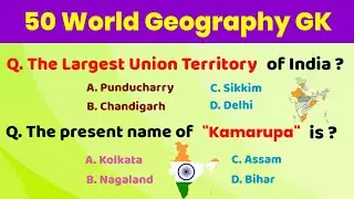 50 World Geography gk question & answers in English/MCQ /Objective gk question/ @DearGKQuiz-hf6eq