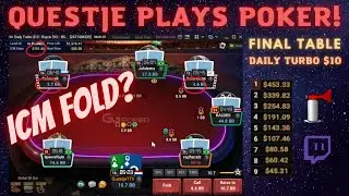 GGPoker $10 Turbo Final Table with $453 on top - Questje Plays Poker!