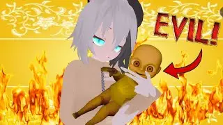 THIS BABY IS EVIL! - baby in yellow