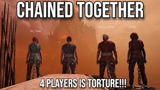 CHAINED TOGETHER - 4 PLAYERS IS TORTURE!!! | Part 1 | #chainedtogether #chainedtogethergame