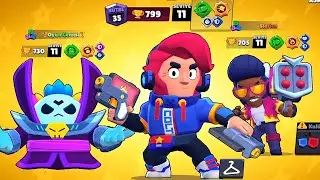 TR'DE İLK! 3 TANE 11. SEVİYE KARAKTERLE MAÇ YAPTIK !!! - Brawl Stars