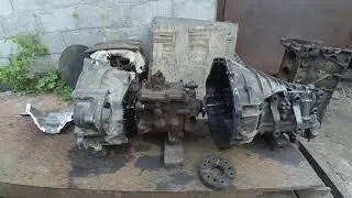 Дизель VW- 1,7 D + КПП Kettenkrad  в качестве делителя. Ставим две коробки / ч.1