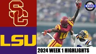 #23 USC vs #13 LSU | Full Game Highlights | 2024 College Football Highlights