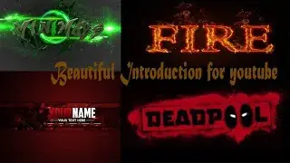 Best YouTube ke liye introduction kase banae make a YouTube introduction kase banaye new 2108