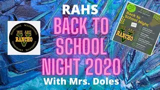 Back to School Night 2020