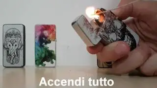 The Flame X - Accendino Elettrico al Plasma USB Ricaricabile