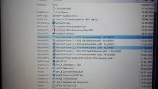 Multiple C++ in control panel
