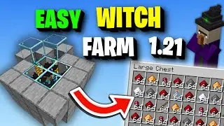 BEST Witch Farm Minecraft Bedrock 1.21! (MCPE/Xbox/PS4/Nintendo Switch/Windows 10)