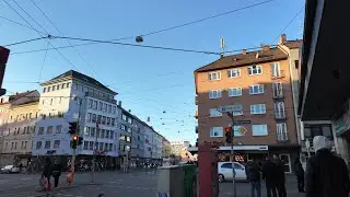 Nürnberg Südstadt von der Allersberger Straße zum Bahnhof
