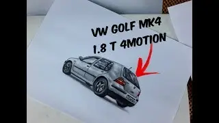 VW GOLF MK 4 1.8T 4MOTION (RA's Mobil)~ SPEED DRAWING