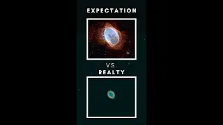 Deep-Sky Object Ring Nebula Through A Telescope - Expectation Vs Realty