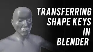 Transfer shape keys in Blender [FREE PLUGIN]