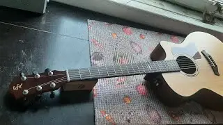 Электро-акустическая гитара Baton Rouge AR19S/ACE. Доводка инструмента до играбельного состояния.