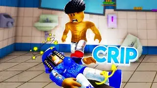 so i fought a whole gang on roblox fight in a school...