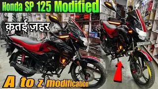 honda sp 125 modified | sp 125 crash guard price | Skd bike world | sp 125 Modifications