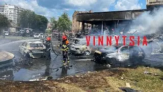 THE RUSSIANS LAUNCHED A MISSILE ATTACK ON THE CITY OF VINNITSA. 14072022