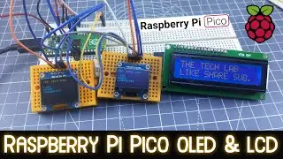 Raspberry Pi Pico with oled & lcd display