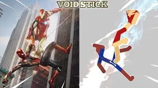 SPIDERMAN Doesn't KILL Anyone STICKMAN DISMOUNTING FUNNY MOMENTS | VOID STICK