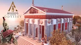 Assassin's Creed Odyssey in The Sims 4?😱 - Temple - Speed Build