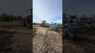 Дощик був серйозний 😳 #claasaxion #lemken
