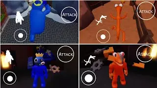 Playing As Normal Blue And Orange Vs Animatronic Blue And Orange In Rainbow Friends 2 Full Gameplay