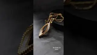 #ювелирнаябижутерия #jewelry #shorts Подвеска Лист из бисера на длинной цепочке