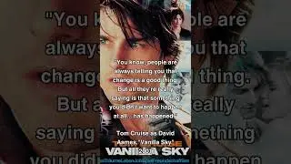 Movie Quotes Shorts From Tom Cruise as David Aames, 