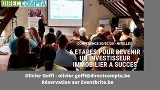 #Comment investir en immobilier ? Conférence du 30 janvier