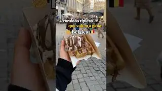 Comidas típicas Bélgica #viagem #europa #belgica #bruxelas #bruges #comidastípicas