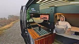 Vanlife Camping Alone In The Mountains | Back on the Road