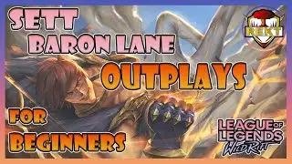 Sett BARON LANE Beginners Gameplay | League Of Legends : Wild Rift