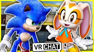 Movie Sonic Takes Cream To McDonalds In VR CHAT!!