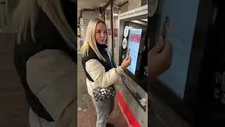 Первый раз в метро😱 
