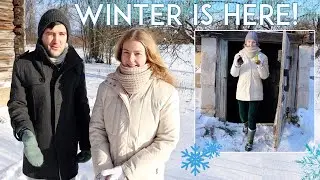 How to Stay Warm in Winter? Our Homestead is Freezing! ❄️