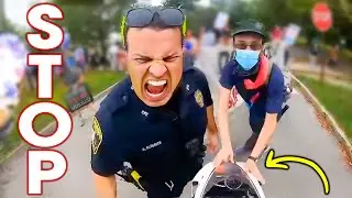 ANGRY & COOL COPS vs BIKERS  | POLICE vs MOTORCYCLE 2023