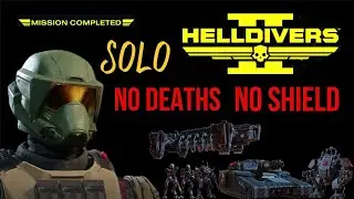 SOLO No Deaths Helldive Difficulty - Automaton 'Emergency Evacuation' Escort Mission (Helldivers 2)