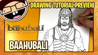 [PREVIEW] How to Draw BAAHUBALI (Baahubali) | Tutorial Time Lapse
