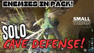 Enemies At The Drop Down?! Waking Up To Another Tribe In My Cave! - ARK Small Tribes ep.37