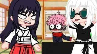 Jujutsu kaisen react Gacha life JJK yuji itadori x harem yuji x female gojo sukuna and mommyraga jjk