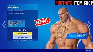 *New*BEACH BRUTUS Skin In Fortnite | June 28 Fortnite Item Shop | *MARVEL* Shop 🔥