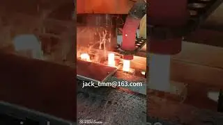 Automatic nut hot making machine line | nut hot stamping equipment | nut pressing forming equipment