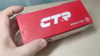 передние тормозные колодки CTR GK0186