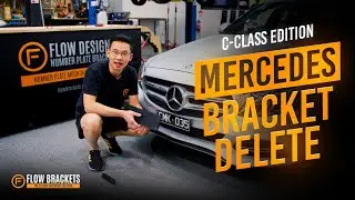 C Class Plinth Delete Kit - How you remove your number plate holder