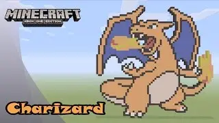 Minecraft: Pixel Art Tutorial and Showcase: Charizard (Pokemon)