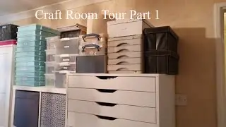 Craft Room Tour Part 1. How I organize my craft room!!
