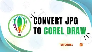 How to convert jpg to CorelDRAW