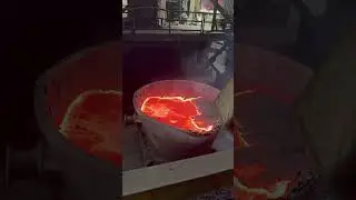 1400 derece sıcaklıkta bakır üretimi (Eti Bakır Samsun)